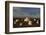 Traditional mongolian Ovoo shrine / Buddhist shrine near border between Russian and Mongolia-Igor Shpilenok-Framed Photographic Print