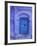 Traditional Moorish-styled Blue Door, Morocco-Merrill Images-Framed Photographic Print