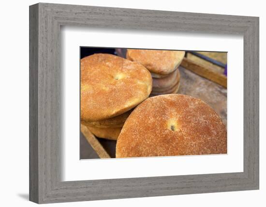 Traditional Moroccan Bread, Meknes, Morocco, North Africa, Africa-Neil Farrin-Framed Photographic Print