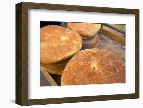 Traditional Moroccan Bread, Meknes, Morocco, North Africa, Africa-Neil Farrin-Framed Photographic Print