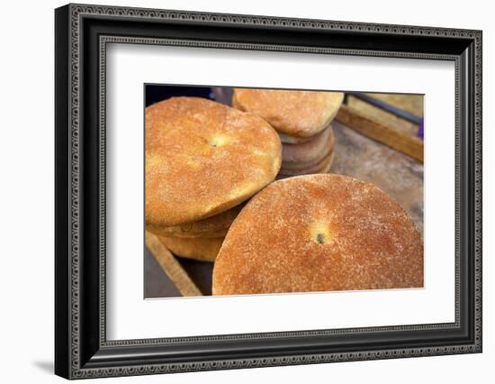 Traditional Moroccan Bread, Meknes, Morocco, North Africa, Africa-Neil Farrin-Framed Photographic Print