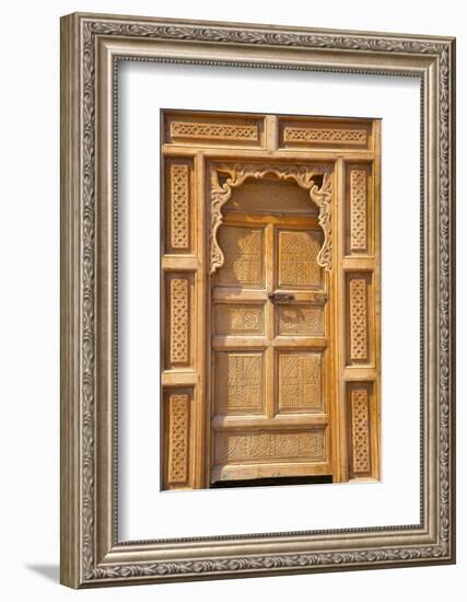 Traditional Moroccan Decorative Wooden Door, Rabat, Morocco, North Africa, Africa-Neil Farrin-Framed Photographic Print