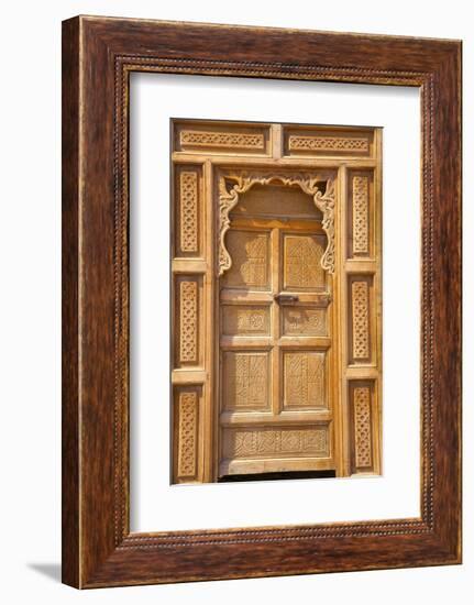 Traditional Moroccan Decorative Wooden Door, Rabat, Morocco, North Africa, Africa-Neil Farrin-Framed Photographic Print