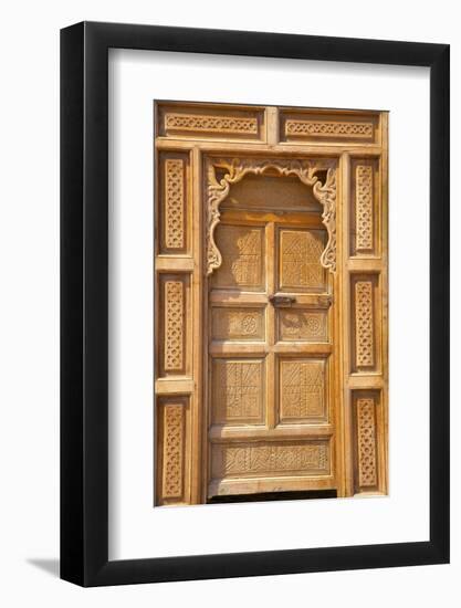 Traditional Moroccan Decorative Wooden Door, Rabat, Morocco, North Africa, Africa-Neil Farrin-Framed Photographic Print