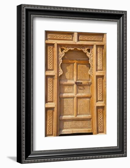 Traditional Moroccan Decorative Wooden Door, Rabat, Morocco, North Africa, Africa-Neil Farrin-Framed Photographic Print