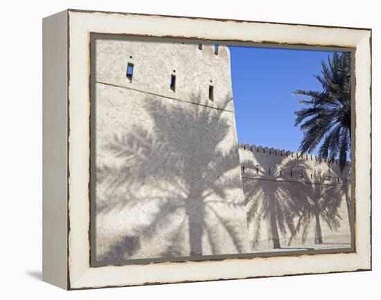 Traditional Mud Built Fort Overlooking Bay to Front of Small Town of Khasab, Oman-Mark Hannaford-Framed Premier Image Canvas