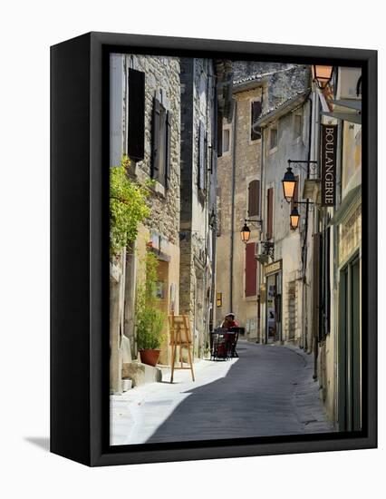 Traditional Old Stone Houses, Les Plus Beaux Villages De France, Menerbes, Provence, France, Europe-Peter Richardson-Framed Premier Image Canvas