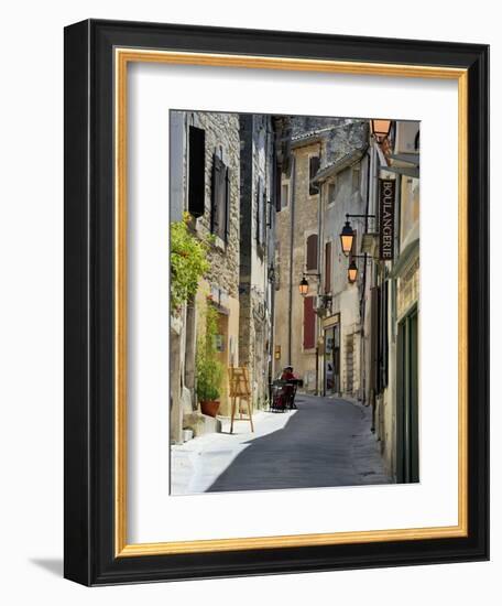 Traditional Old Stone Houses, Les Plus Beaux Villages De France, Menerbes, Provence, France, Europe-Peter Richardson-Framed Photographic Print