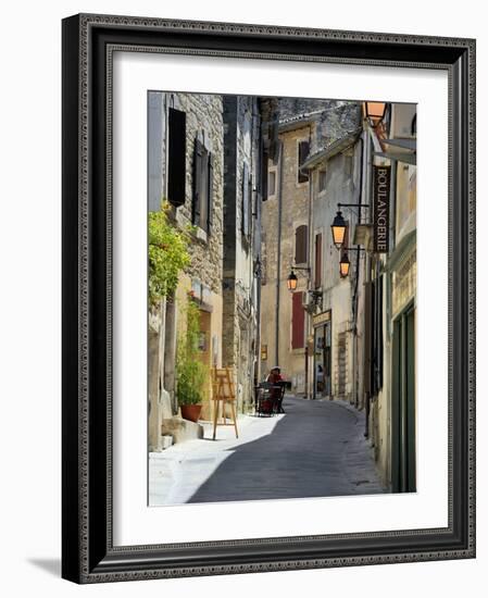 Traditional Old Stone Houses, Les Plus Beaux Villages De France, Menerbes, Provence, France, Europe-Peter Richardson-Framed Photographic Print