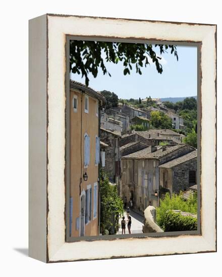 Traditional Old Stone Houses, Les Plus Beaux Villages De France, Menerbes, Provence, France, Europe-Peter Richardson-Framed Premier Image Canvas