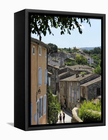 Traditional Old Stone Houses, Les Plus Beaux Villages De France, Menerbes, Provence, France, Europe-Peter Richardson-Framed Premier Image Canvas