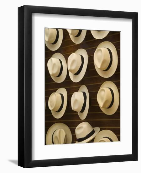Traditional Panama Hats, Cuenca, Ecuador-Merrill Images-Framed Photographic Print