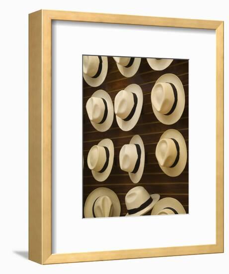 Traditional Panama Hats, Cuenca, Ecuador-Merrill Images-Framed Photographic Print