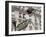 Traditional Parisian Metro Sign, Paris, France, Europe-Martin Child-Framed Photographic Print