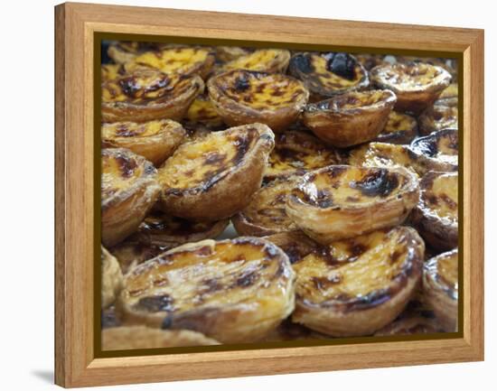 Traditional Portuguese Pasteis de Nata (Custard Tarts), Lisbon, Portugal, Europe-Stuart Black-Framed Premier Image Canvas