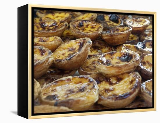 Traditional Portuguese Pasteis de Nata (Custard Tarts), Lisbon, Portugal, Europe-Stuart Black-Framed Premier Image Canvas