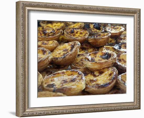 Traditional Portuguese Pasteis de Nata (Custard Tarts), Lisbon, Portugal, Europe-Stuart Black-Framed Photographic Print