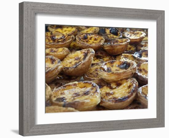 Traditional Portuguese Pasteis de Nata (Custard Tarts), Lisbon, Portugal, Europe-Stuart Black-Framed Photographic Print