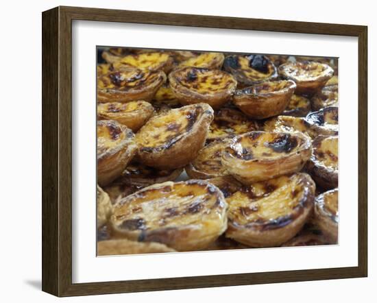 Traditional Portuguese Pasteis de Nata (Custard Tarts), Lisbon, Portugal, Europe-Stuart Black-Framed Photographic Print