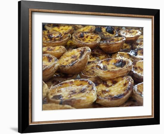 Traditional Portuguese Pasteis de Nata (Custard Tarts), Lisbon, Portugal, Europe-Stuart Black-Framed Photographic Print