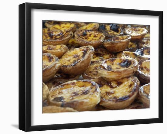 Traditional Portuguese Pasteis de Nata (Custard Tarts), Lisbon, Portugal, Europe-Stuart Black-Framed Photographic Print