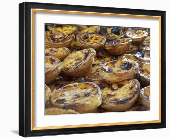 Traditional Portuguese Pasteis de Nata (Custard Tarts), Lisbon, Portugal, Europe-Stuart Black-Framed Photographic Print