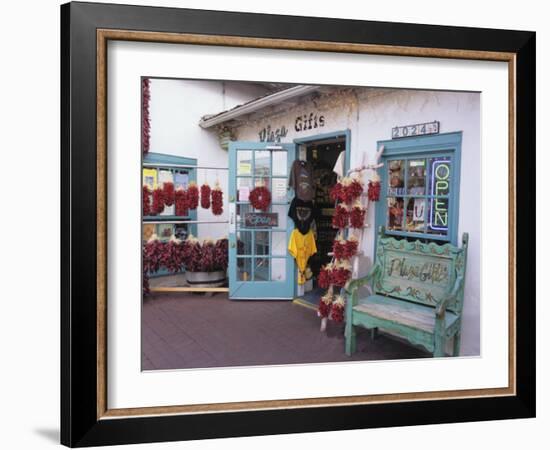 Traditional Ristras in Old Town Albuquerque, New Mexico, USA-Jerry Ginsberg-Framed Photographic Print