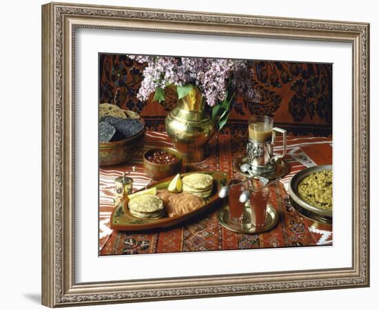 Traditional Russian Breakfast-John Dominis-Framed Photographic Print