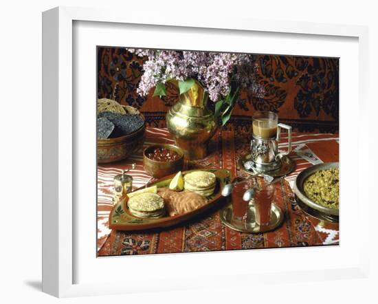 Traditional Russian Breakfast-John Dominis-Framed Photographic Print