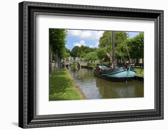 Traditional Sailing Boat, Zuiderzee Open Air Museum, Lake Ijssel-Peter Richardson-Framed Photographic Print