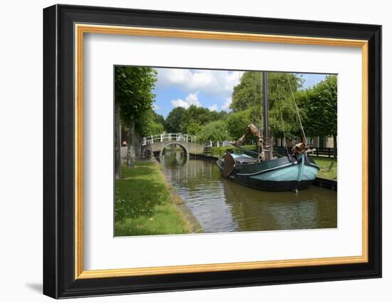 Traditional Sailing Boat, Zuiderzee Open Air Museum, Lake Ijssel-Peter Richardson-Framed Photographic Print