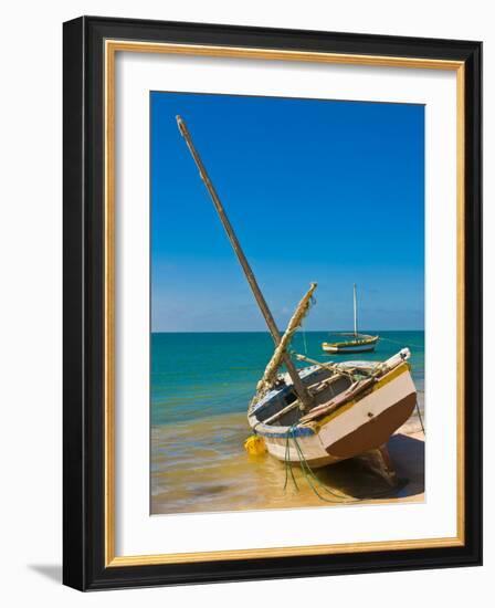 Traditional Sailing Boats in the Banc D'Arguin, Mauritania, Africa-Michael Runkel-Framed Photographic Print