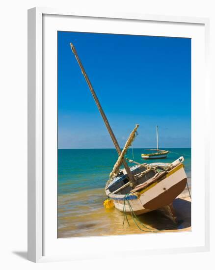 Traditional Sailing Boats in the Banc D'Arguin, Mauritania, Africa-Michael Runkel-Framed Photographic Print