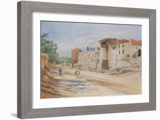 Traditional Site Where St. Paul Was Let Down in a Basket, Damascus-Walter Spencer-Stanhope Tyrwhitt-Framed Giclee Print