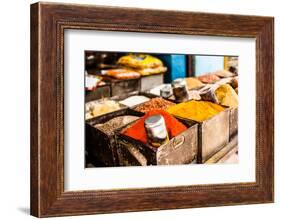 Traditional Spices Market in India.-Curioso Travel Photography-Framed Photographic Print