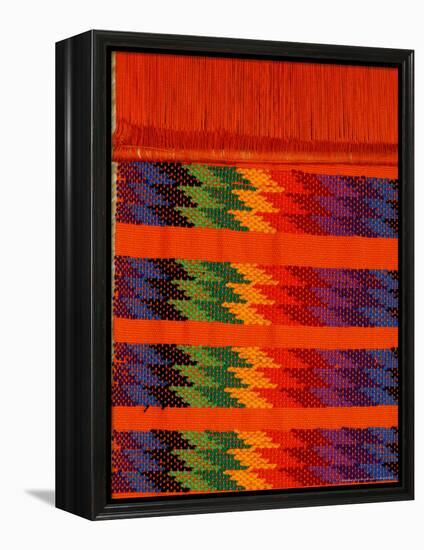 Traditional Textiles, Textile Museum, Casa del Tejido, Antigua, Guatemala-Cindy Miller Hopkins-Framed Premier Image Canvas