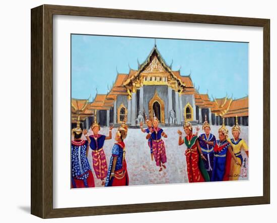 Traditional Thai Dance, 1990-Komi Chen-Framed Giclee Print