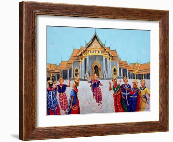 Traditional Thai Dance, 1990-Komi Chen-Framed Giclee Print