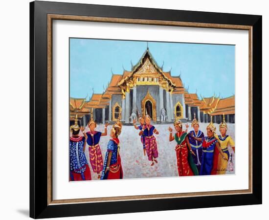 Traditional Thai Dance, 1990-Komi Chen-Framed Giclee Print