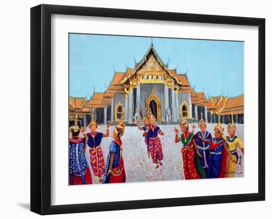 Traditional Thai Dance, 1990-Komi Chen-Framed Giclee Print