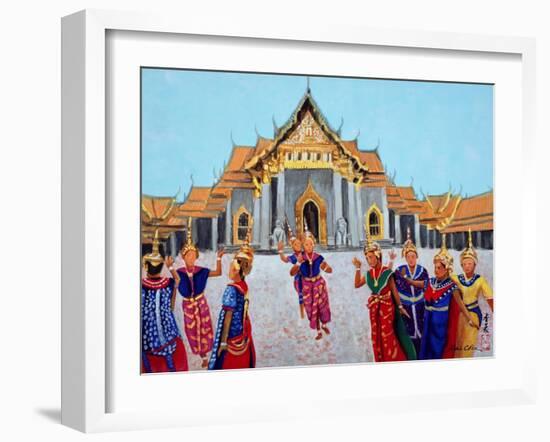 Traditional Thai Dance, 1990-Komi Chen-Framed Giclee Print