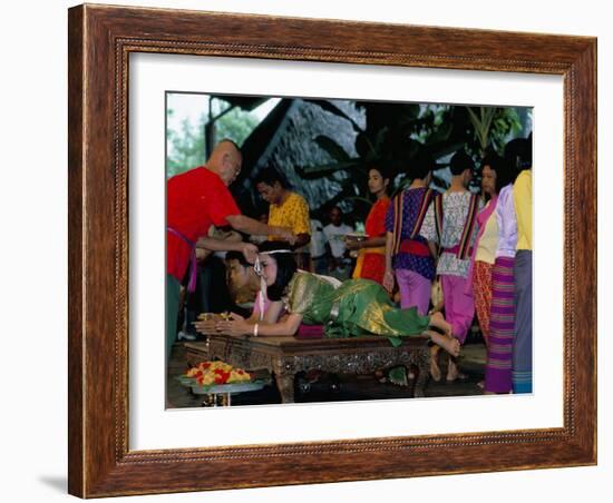 Traditional Thai Marriage, Bangkok Area, Thailand, Southeast Asia-Bruno Barbier-Framed Photographic Print