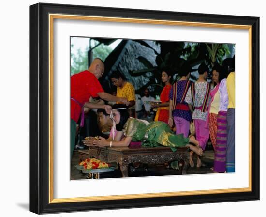 Traditional Thai Marriage, Bangkok Area, Thailand, Southeast Asia-Bruno Barbier-Framed Photographic Print