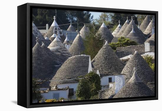 Traditional Trullos (Trulli) in Alberobello, UNESCO World Heritage Site, Puglia, Italy, Europe-Martin-Framed Premier Image Canvas