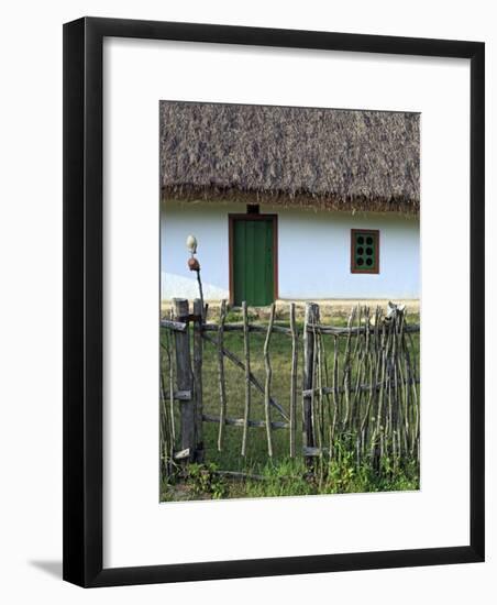 Traditional Village House, Subbotov, Cherkasy Oblast, Ukraine-Ivan Vdovin-Framed Photographic Print