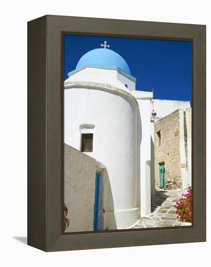Traditional Village of Lefkes, Paros, Cyclades, Aegean, Greek Islands, Greece, Europe-Tuul-Framed Premier Image Canvas