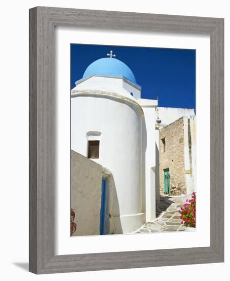 Traditional Village of Lefkes, Paros, Cyclades, Aegean, Greek Islands, Greece, Europe-Tuul-Framed Photographic Print