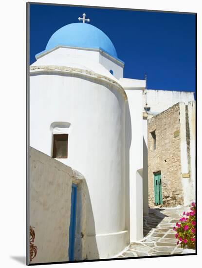 Traditional Village of Lefkes, Paros, Cyclades, Aegean, Greek Islands, Greece, Europe-Tuul-Mounted Photographic Print