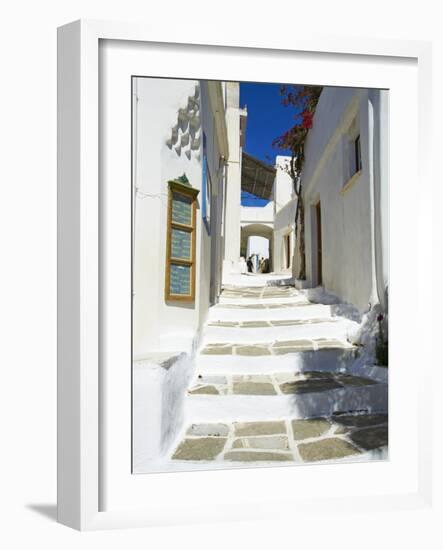 Traditional Village of Lefkes, Paros, Cyclades, Aegean, Greek Islands, Greece, Europe-Tuul-Framed Photographic Print