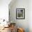 Traditional White and Blue Painted Cottages in Village Centre, Porto Cova, Beja District, Portugal-Neale Clarke-Framed Photographic Print displayed on a wall